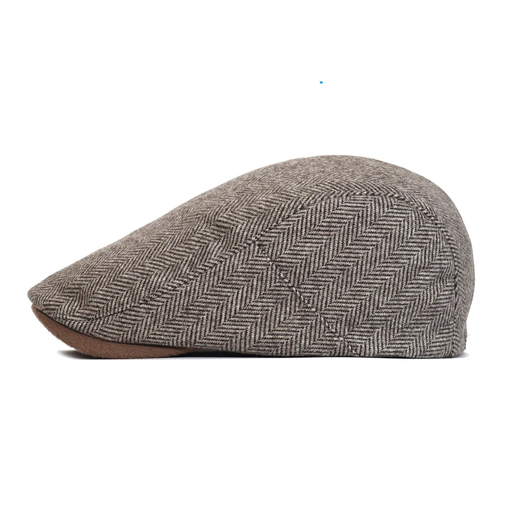 Boina Masculina Jornaleiro Espinha de Peixe | Casualle Gatsby
