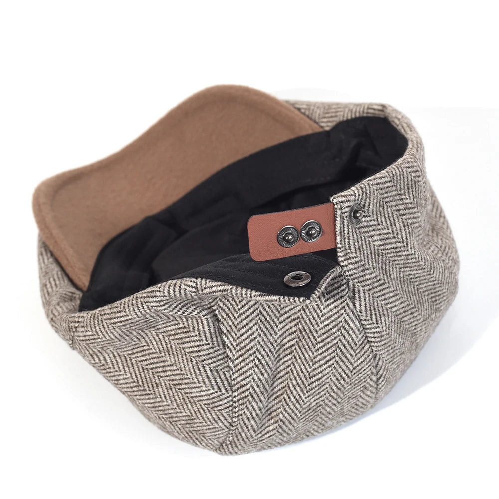 Boina Masculina Jornaleiro Espinha de Peixe | Casualle Gatsby