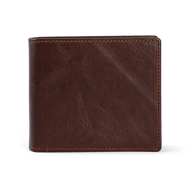 Carteira de Couro Legítimo Anti RFID | Allegante Leather II na cor café