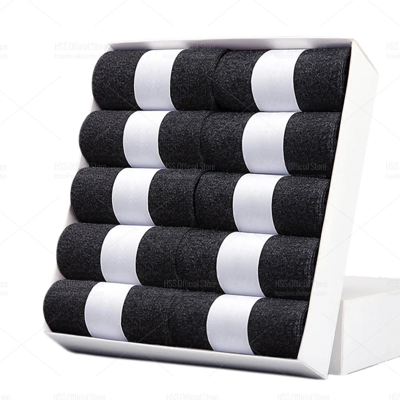 10 pares das Meias Sociais 100% Algodão Antibacteriano na cor preto