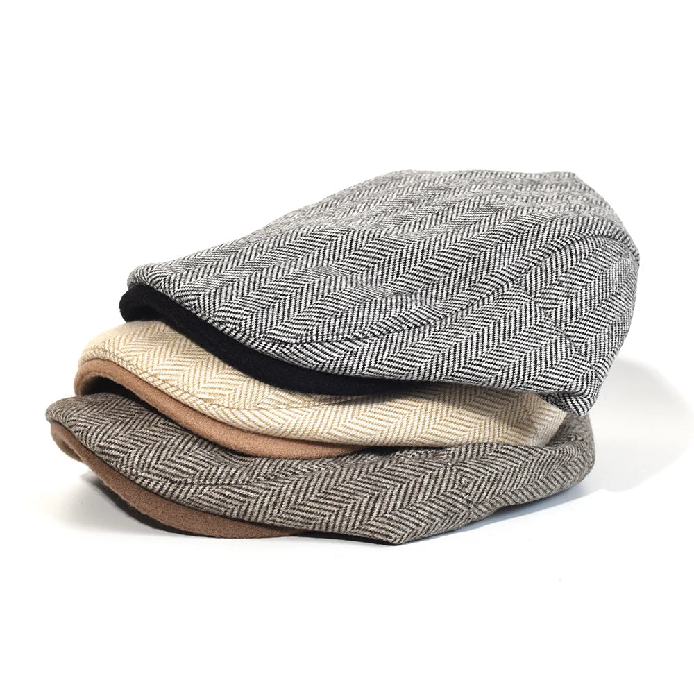 Boina Masculina Jornaleiro Espinha de Peixe | Casualle Gatsby