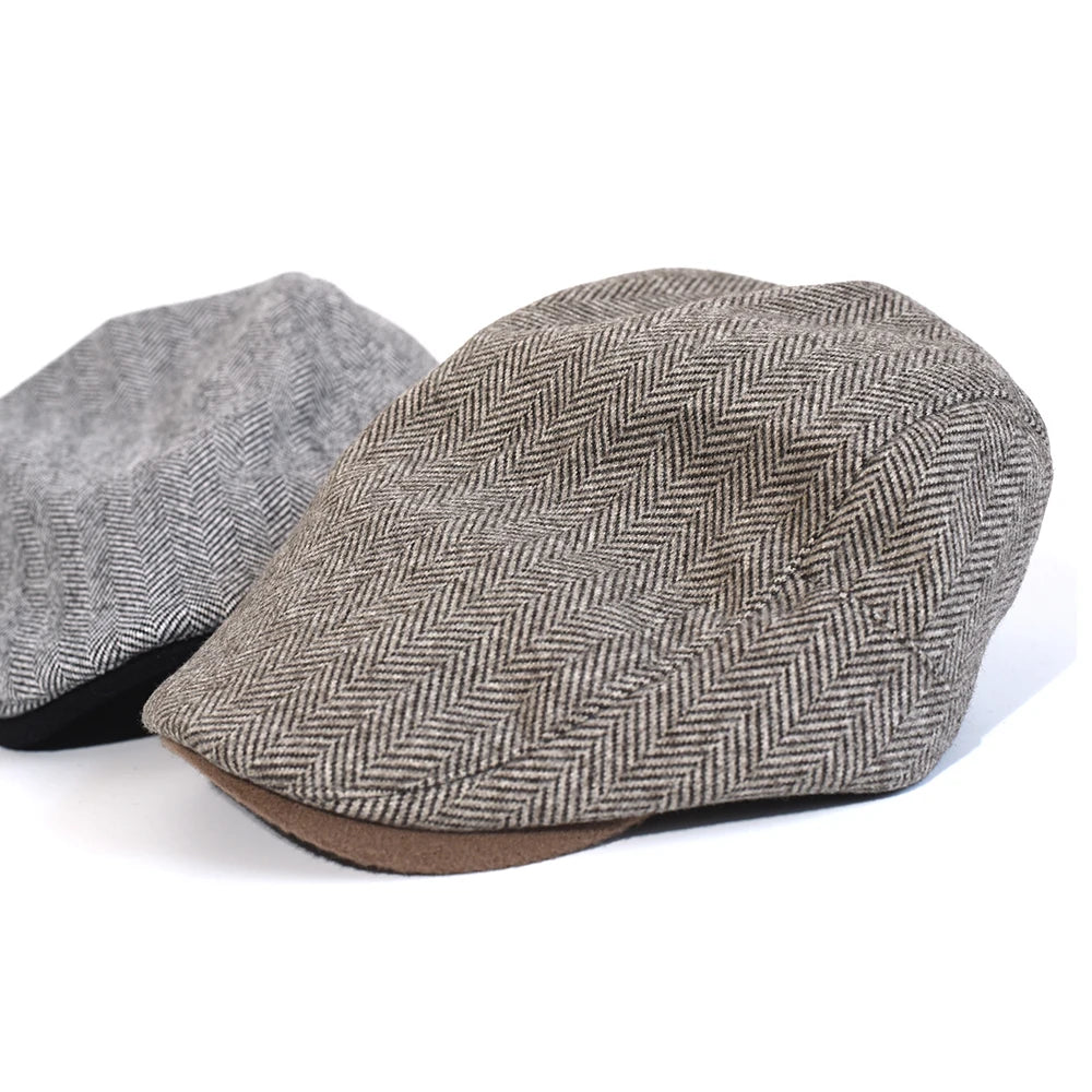 Boina Masculina Jornaleiro Espinha de Peixe | Casualle Gatsby