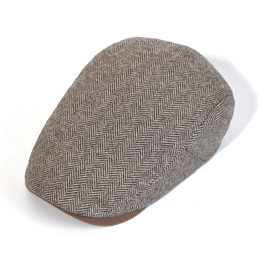 Boina Masculina Jornaleiro Espinha de Peixe | Casualle Gatsby