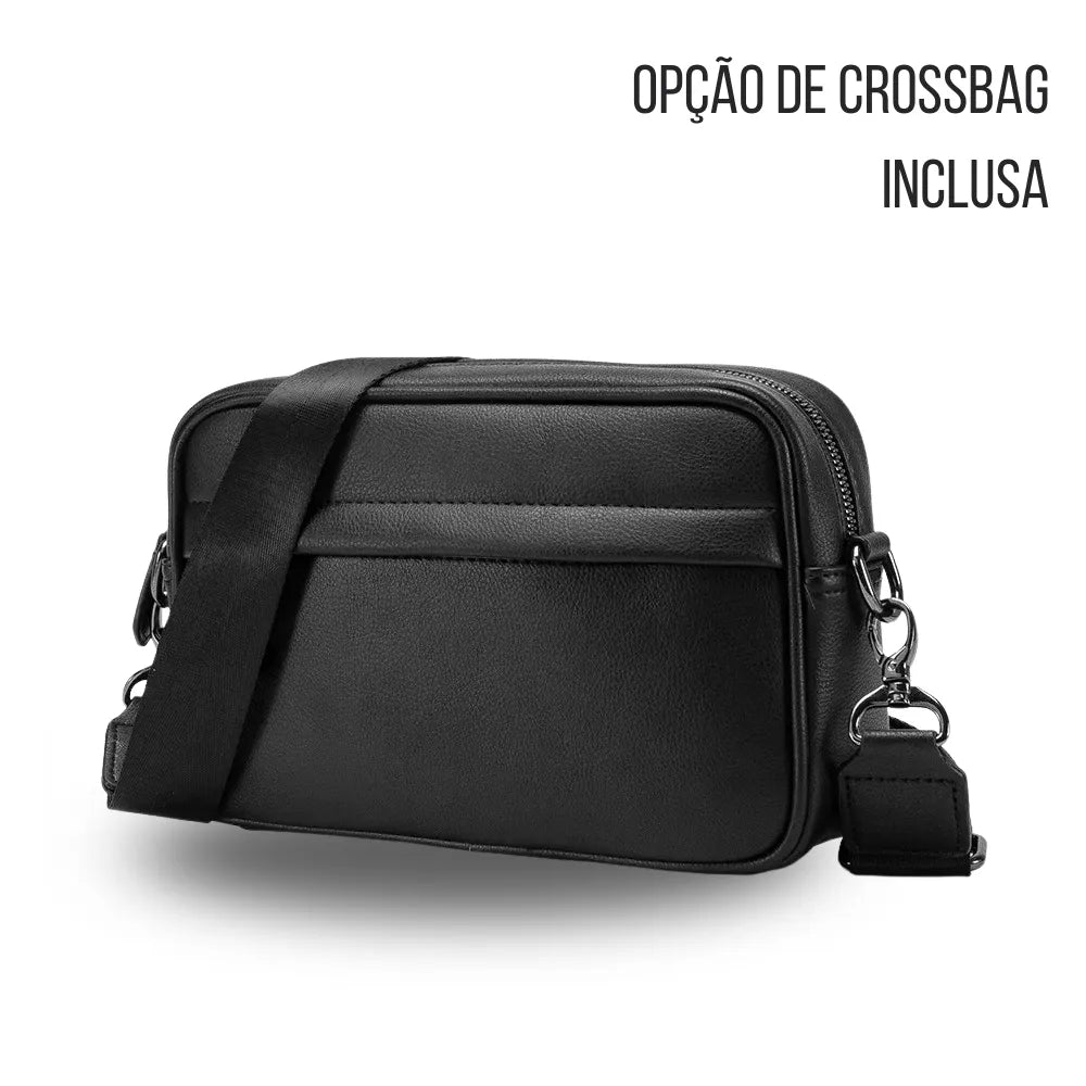 Mochila Executiva de Couro Premium + USB | Allegante Leather II