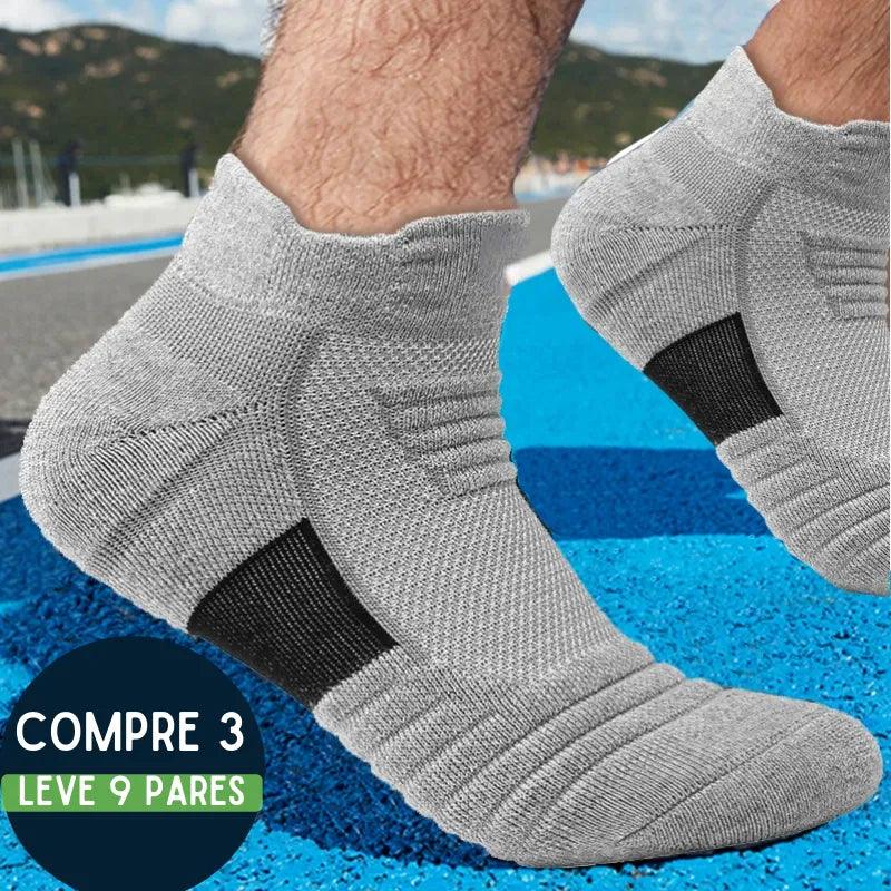 Meias Antiderrapantes CottonPlus (COMPRE 3 PARES, LEVE 9 PARES) - Alleganza Store
