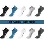 Kit Meias Soquete de Algodão - 10 pares - Alleganza