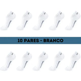 10 pares - BRANCO
