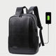 Mochila Executiva Masculina de Couro para Notebook Imperialle Smart Preto
