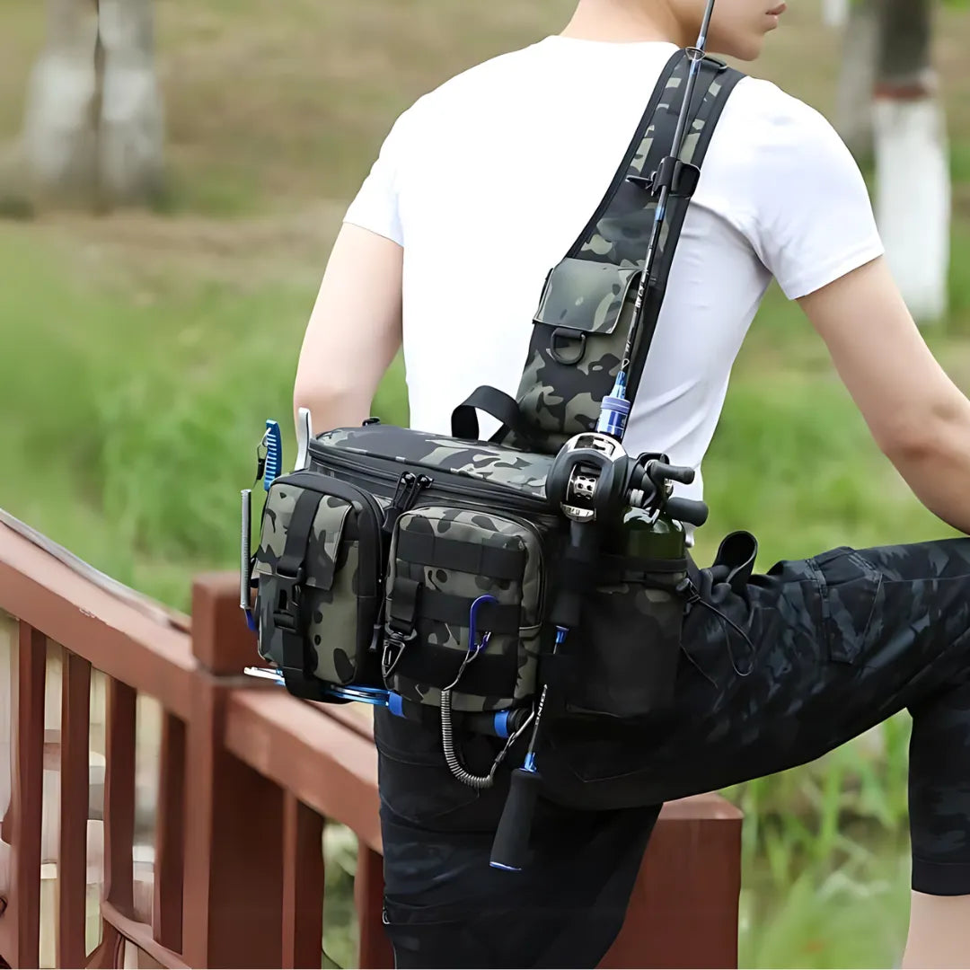 Mochila de Pesca Impermeável Basicalle Fishing - Alleganza