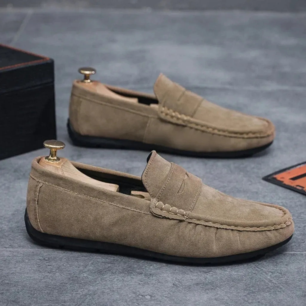 Mocassim Masculino de Camurça Allegante - Alleganza