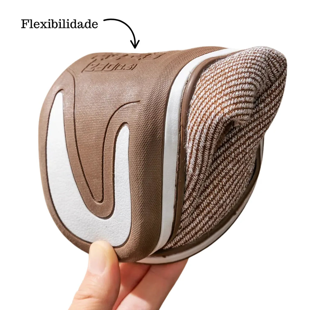 Pantufa de Inverno Basicalle Home - MARROM - Alleganza