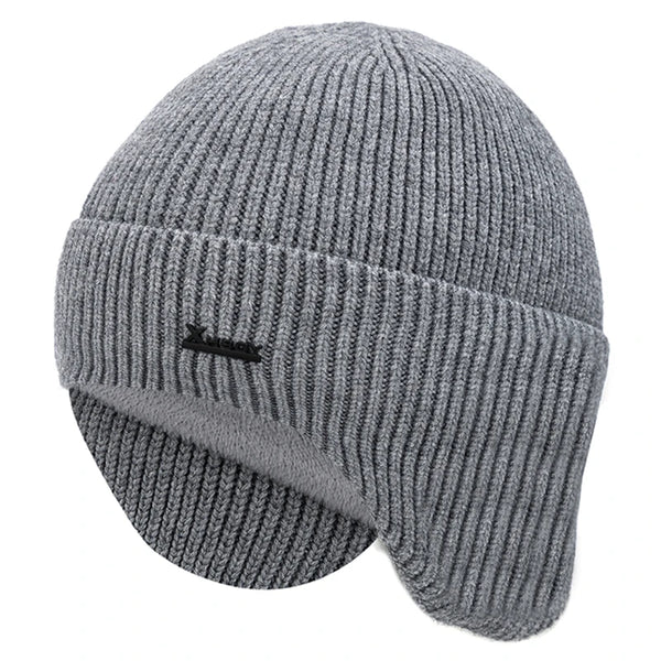 Gorro Unisex com Protetor de Orelha | Casualle Comfort | CINZA - Alleganza