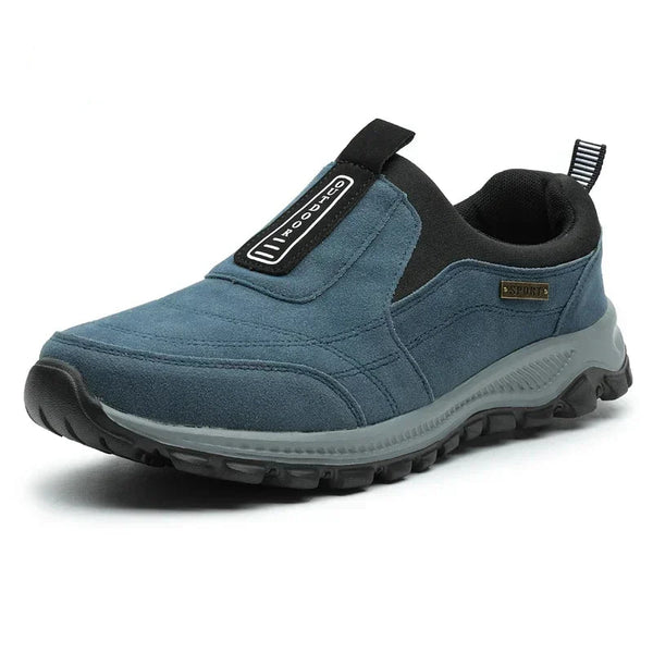 Tênis Casual Masculino Slip-On em Camurça Respirável com Solado Antiderrapante | Basicalle