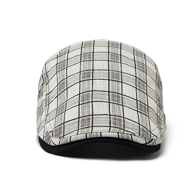 Boina Masculina Vintage Xadrez | Allegante - Alleganza