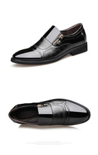 Mocassim Masculino Bico Fino em Couro PU | Allegante Torino