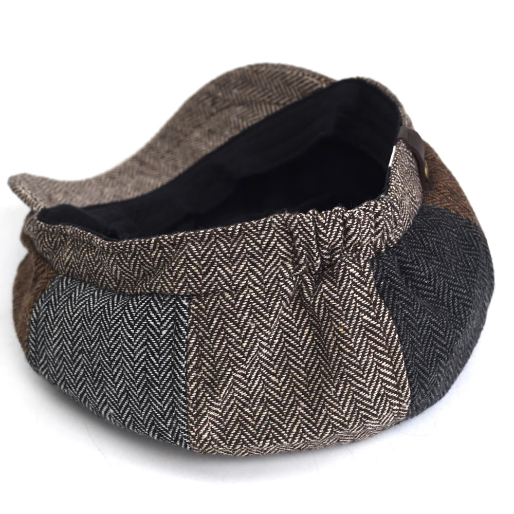 Boina Masculina Octogonal Jornaleiro | Allegante Newsboy - Alleganza