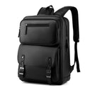 Mochila Executiva de Couro Premium com Aba | Allegante Urban Pro