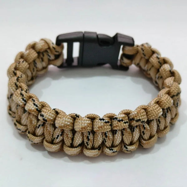 Pulseira Tática de Sobrevivência em Cordão Resistente