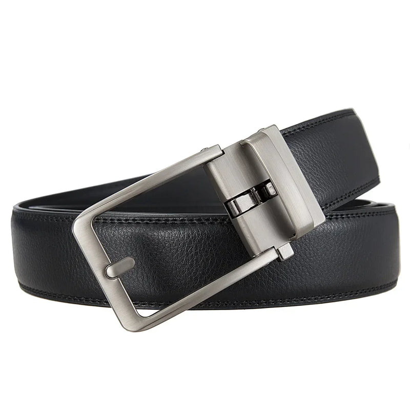 Cinto Masculino de Couro Legítimo Allegante New com fundo branco