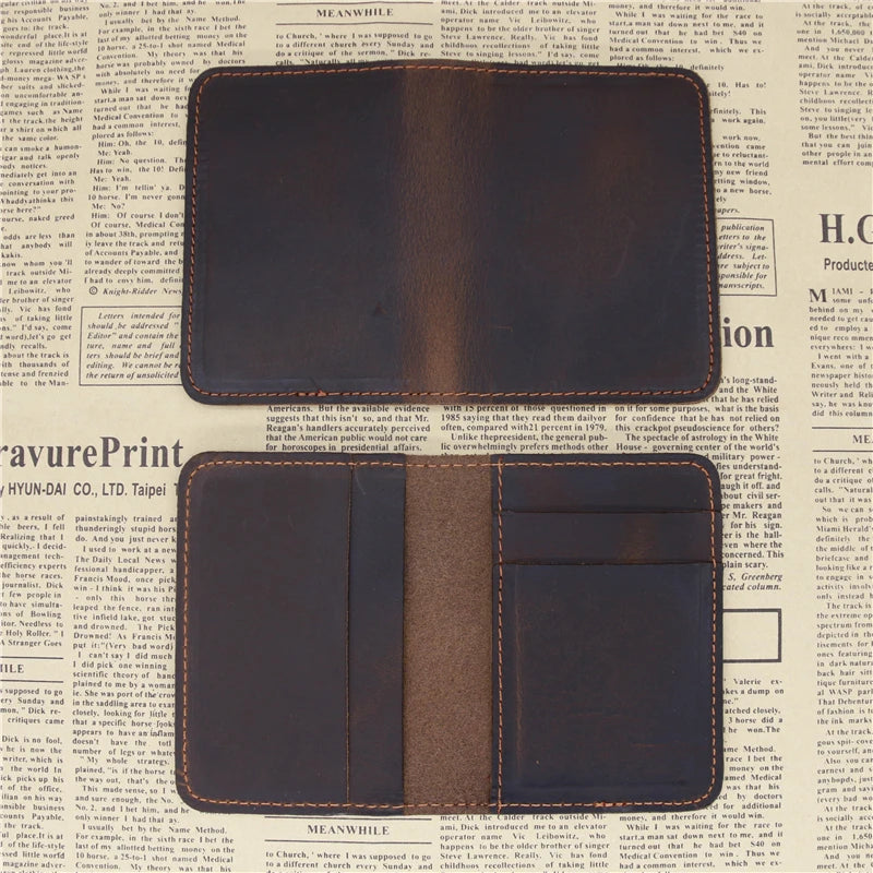 Carteira Executiva de Couro Legítimo | Allegante Vintage - Alleganza