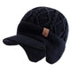 Gorro Tricotado com Protetor de Orelhas | Casualle Winter Preto