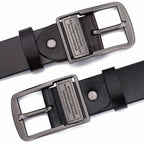 Cinto Masculino em Couro Legítimo | Allegante Silver - Alleganza