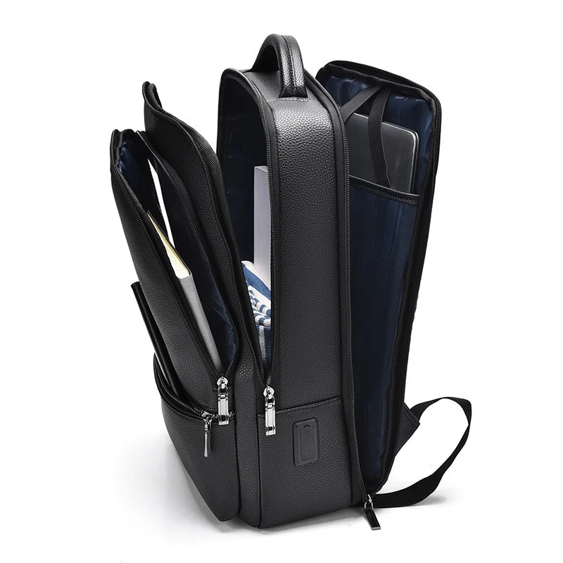 Mochila Executiva de Couro com USB | Allegante Leather