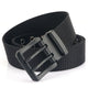Cinto Masculino de Lona com Fivela Dupla em Metal | Casualle Silver Preto