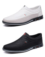 Mocassins Allegante Gentleman branco e preto