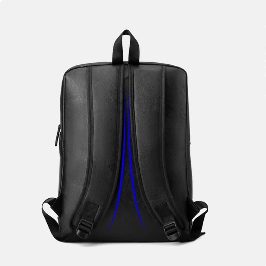 Mochila Executiva de Couro Premium com Aba | Allegante Urban Pro