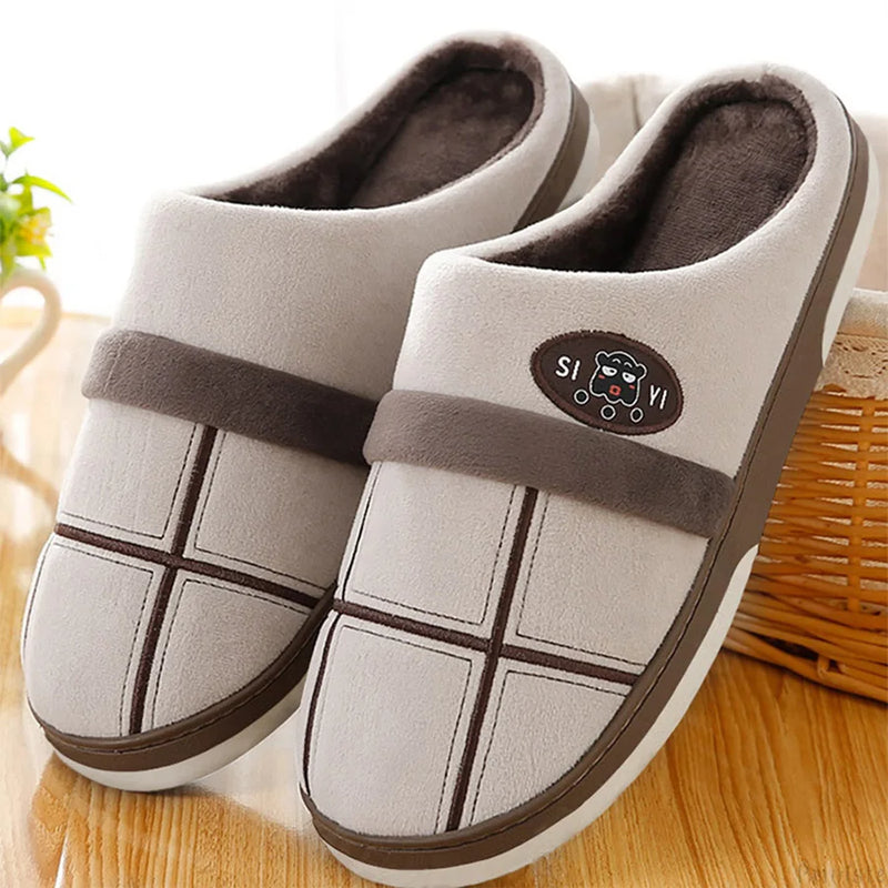 Pantufa de Inverno Basicalle Comfort - MARROM - Alleganza