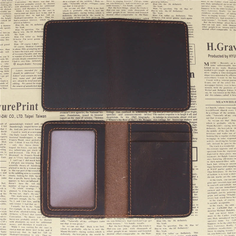 Carteira Executiva de Couro Legítimo | Allegante Vintage - Alleganza