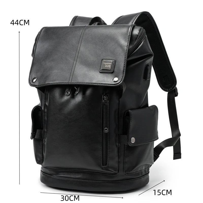 Mochila Executiva de Couro Premium + USB | Allegante Leather II
