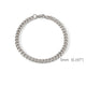 Pulseira Masculina de Aço Inoxidável | Allegante Bracelet II 5mm Prateada