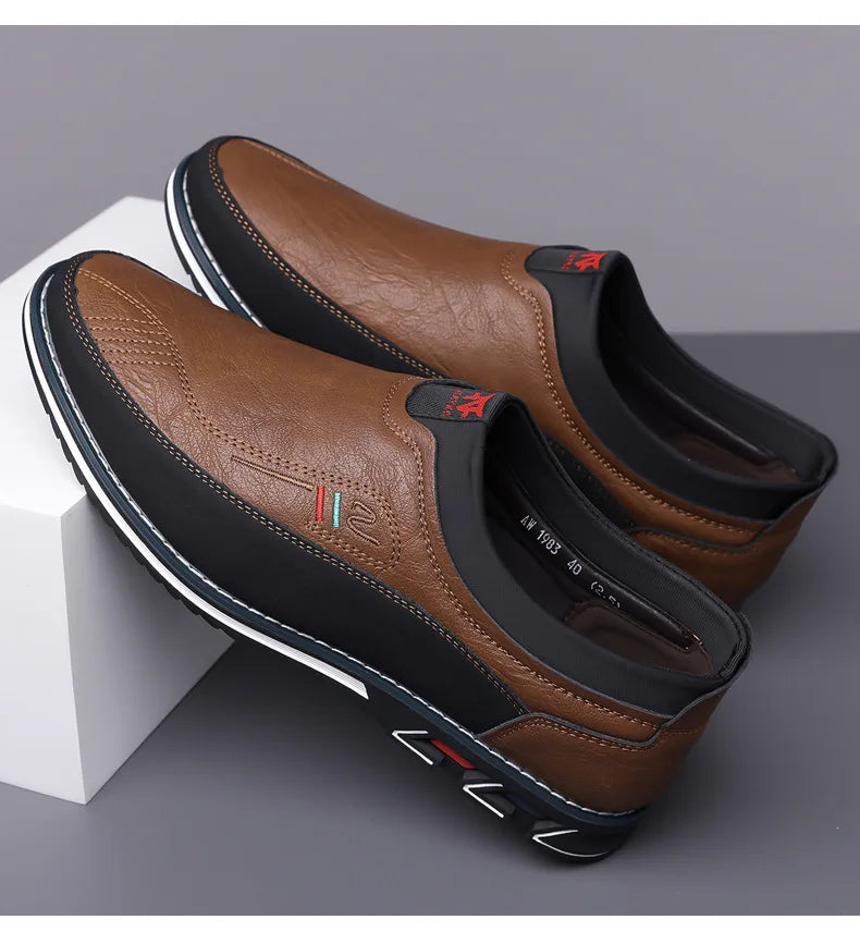 Par de mocassins Allegante Gentleman marrom claro