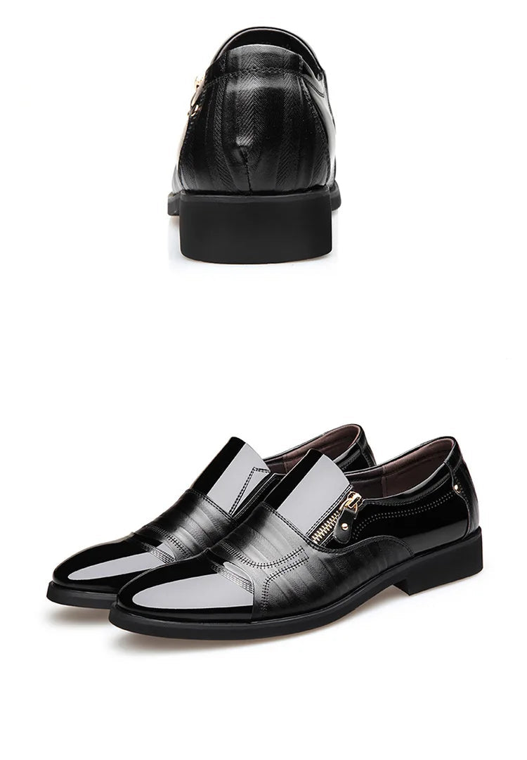 Mocassim Masculino Bico Fino em Couro PU | Allegante Torino