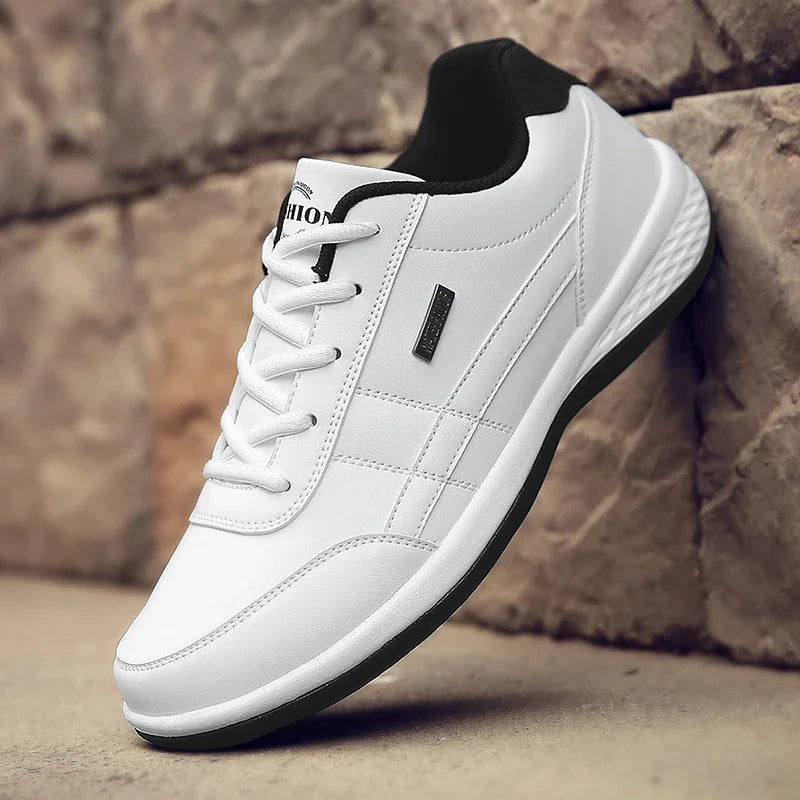 Sapatênis Masculino de Couro Casualle Comfort - Alleganza