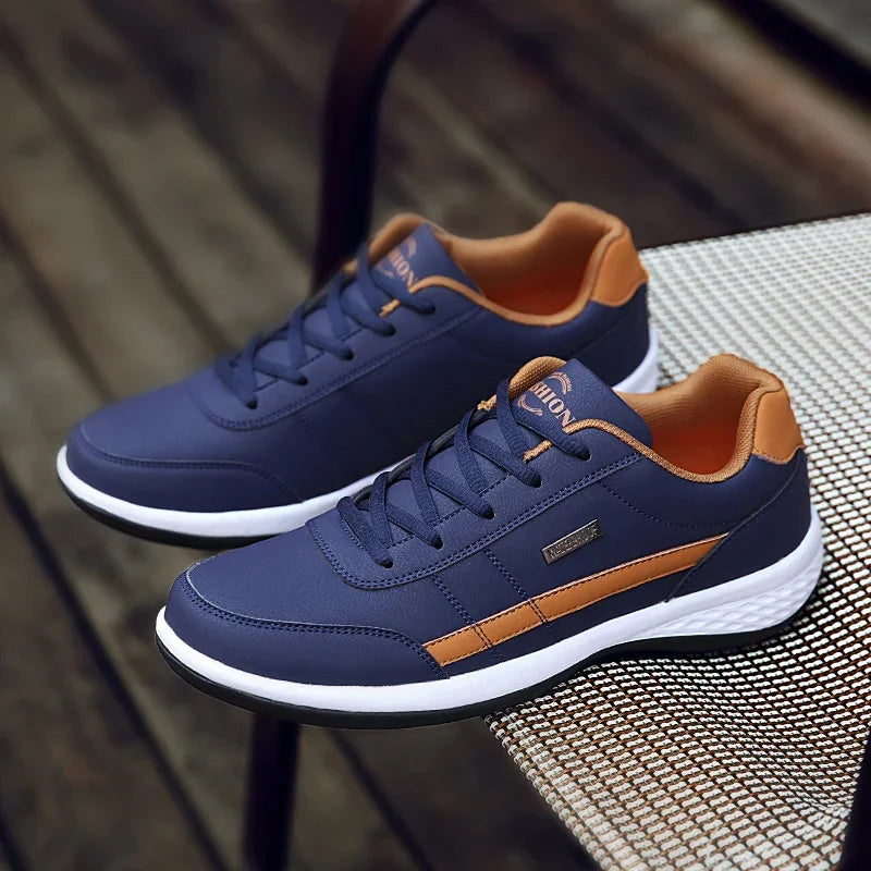 Sapatênis Masculino de Couro Casualle Comfort - Alleganza