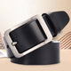 Cinto Masculino de Couro Premium 3,8cm | Design Clássico | Allegante Smart Preto