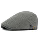 Boina Masculina Inglesa Flat Cap Ajustável | Casualle Bristol Cinza