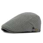 Boina flat cap Casualle Bristol cinza vista lateral