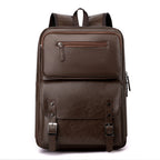 Mochila Executiva de Couro Premium com Aba | Allegante Urban Pro