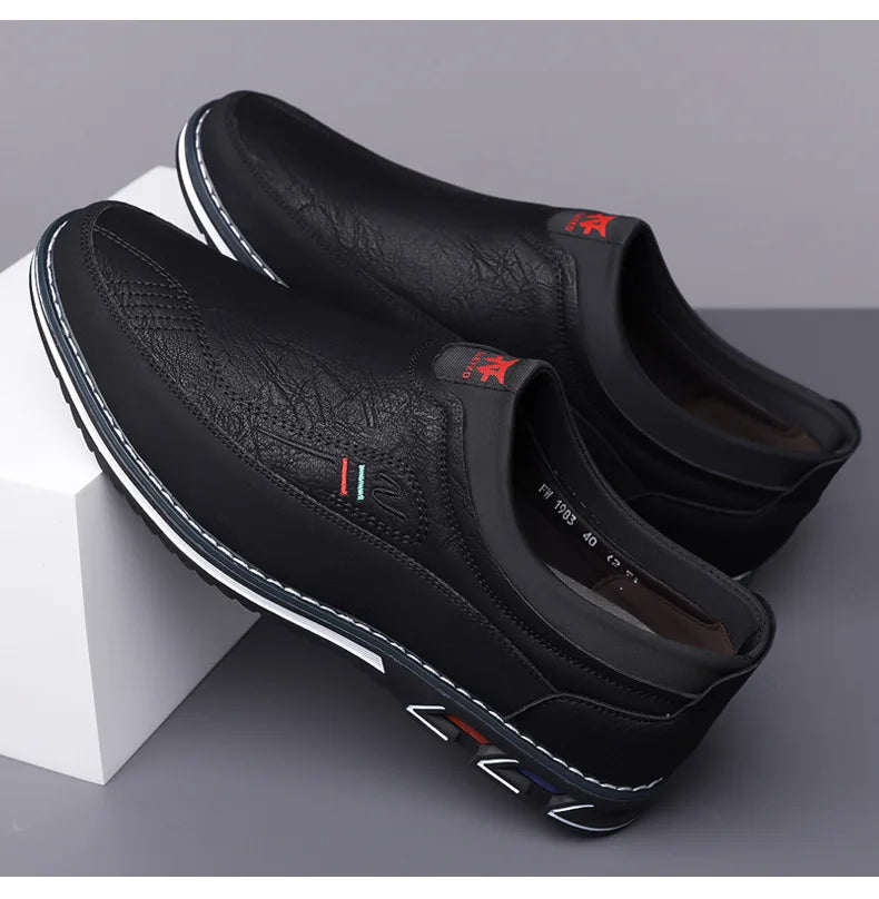 Mocassins Allegante Gentleman preto em vitrine