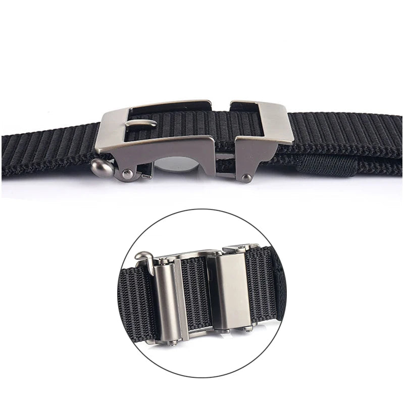 Fivela automática em liga de zinco em close-up