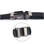 Fivela automática em liga de zinco em close-up