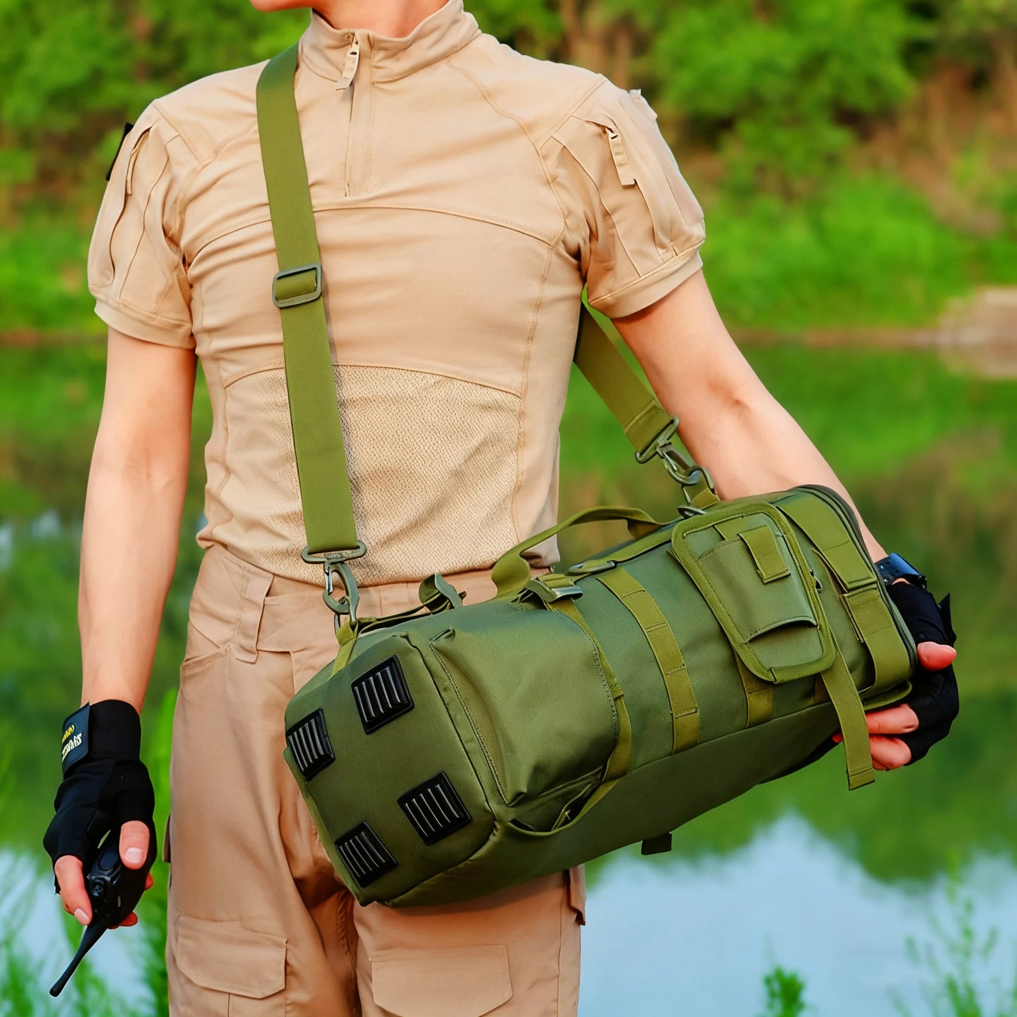 Mochila de Pesca Impermeável Multifuncional com Sistema Molle | Outdoor ProPack