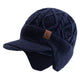 Gorro Tricotado com Protetor de Orelhas | Casualle Winter Azul