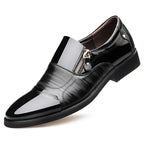 Mocassim Masculino Bico Fino em Couro PU | Allegante Torino
