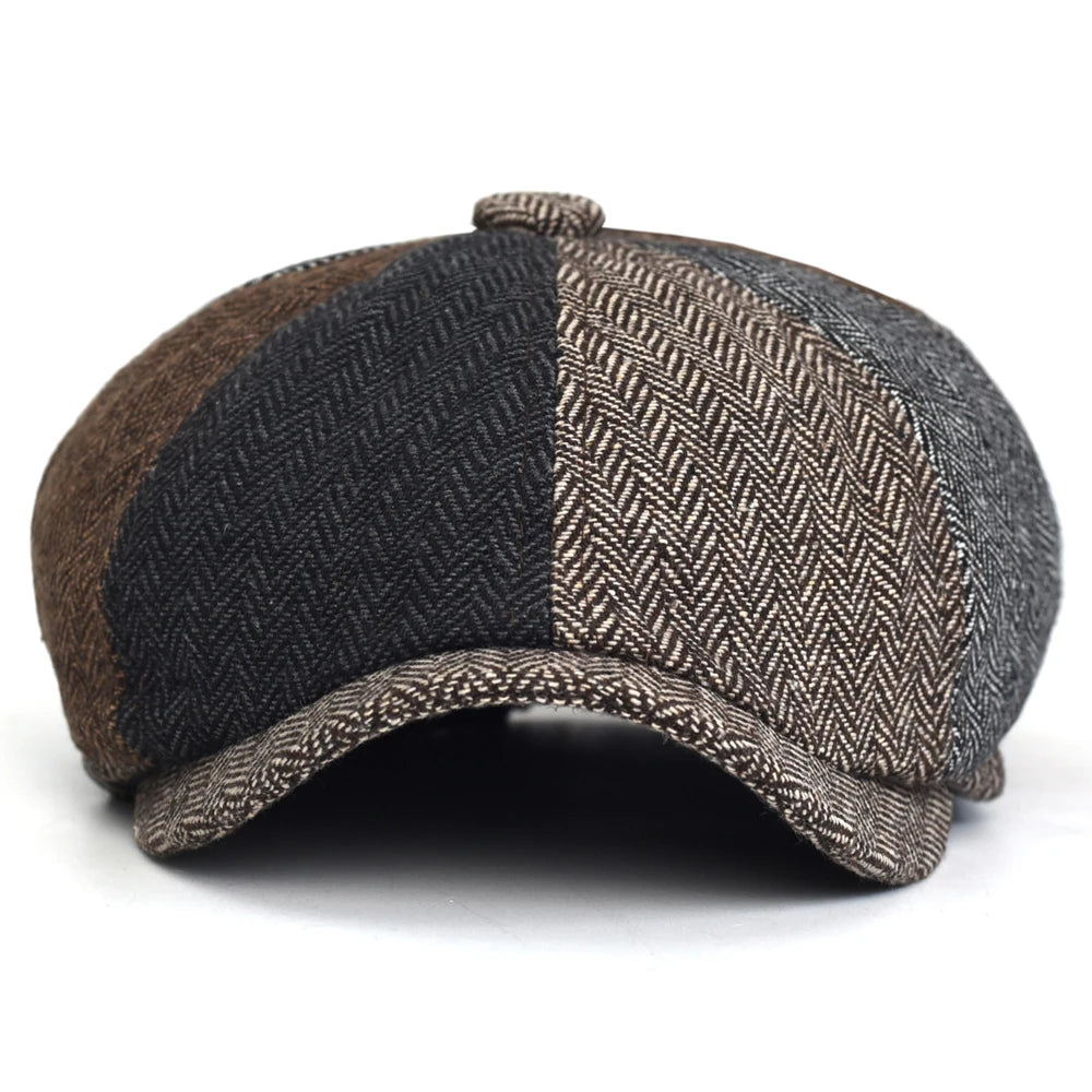 Boina Masculina Octogonal Jornaleiro | Allegante Newsboy - Alleganza