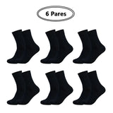 Kit 6 Pares Meias com Algodão Antimicrobiano